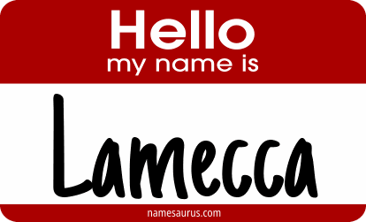 Hello my name is Lamecca png download