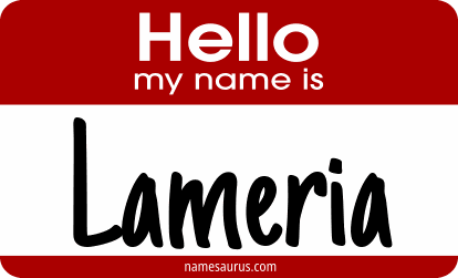 Hello my name is Lameria png download
