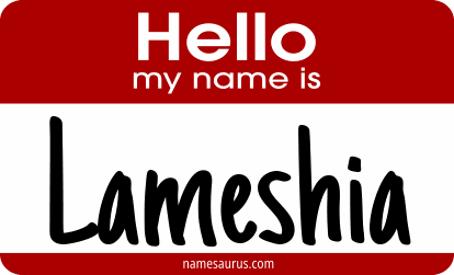 Hello my name is Lameshia png download