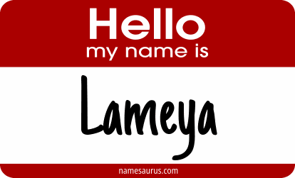 Hello my name is Lameya png download