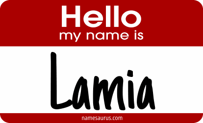 Hello my name is Lamia png download