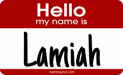 Hello my name is Lamiah png download