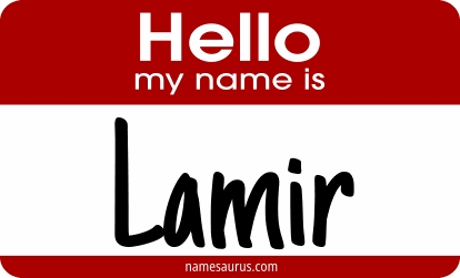 Hello my name is Lamir png download