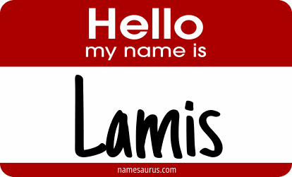 Hello my name is Lamis png download
