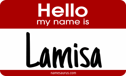 Hello my name is Lamisa png download