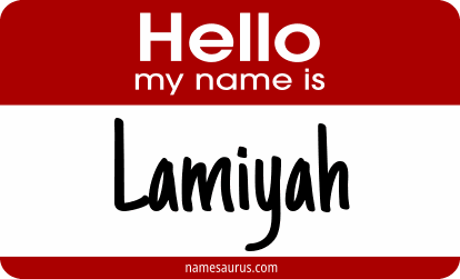 Hello my name is Lamiyah png download