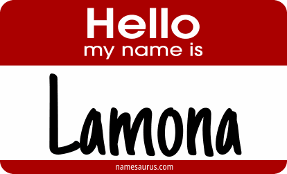 Hello my name is Lamona png download
