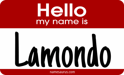 Hello my name is Lamondo png download