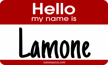 Hello my name is Lamone png download