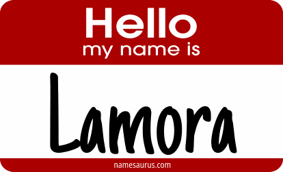Hello my name is Lamora png download