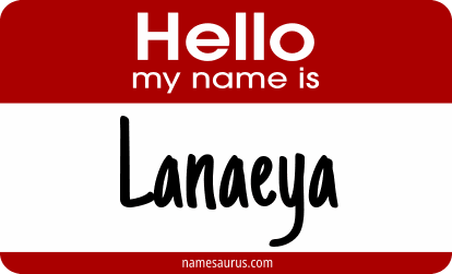 Hello my name is Lanaeya png download