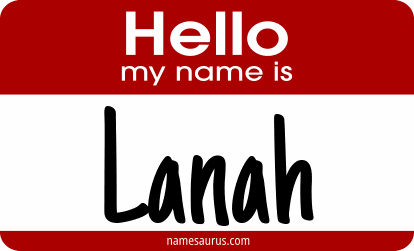 Hello my name is Lanah png download