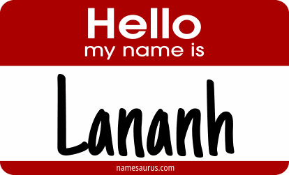 Hello my name is Lananh png download