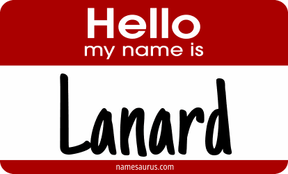 Hello my name is Lanard png download