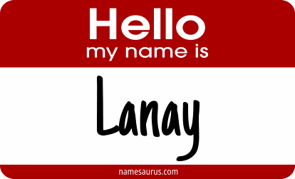 Hello my name is Lanay png download