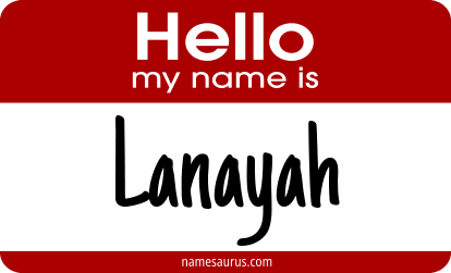 Hello my name is Lanayah png download