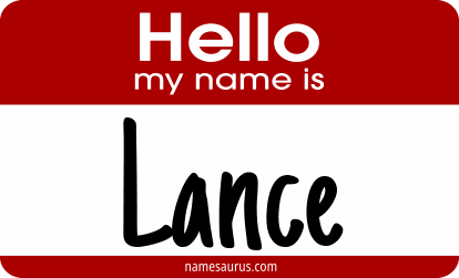 Hello my name is Lance png download