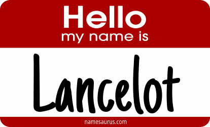 Hello my name is Lancelot png download