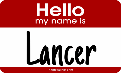 Hello my name is Lancer png download