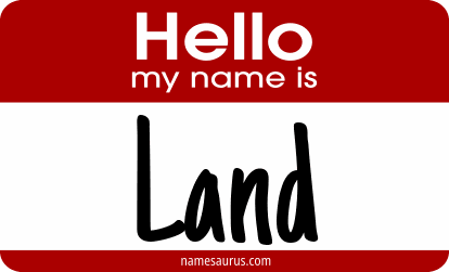 Hello my name is Land png download