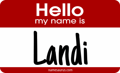 Hello my name is Landi png download