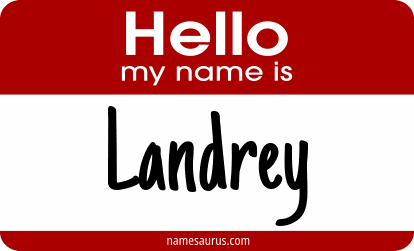 Hello my name is Landrey png download