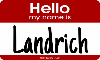 Hello my name is Landrich png download