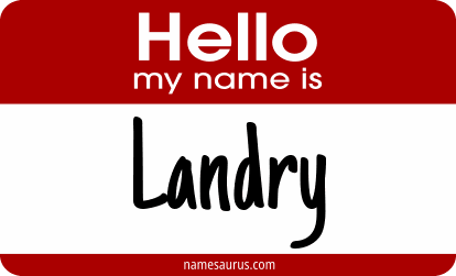 Hello my name is Landry png download