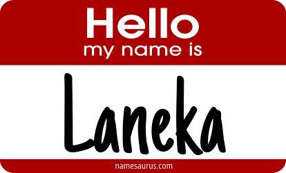 Hello my name is Laneka png download