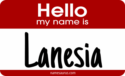 Hello my name is Lanesia png download