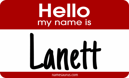 Hello my name is Lanett png download
