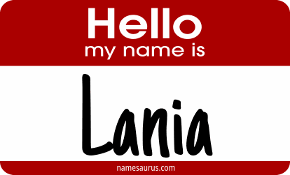 Hello my name is Lania png download