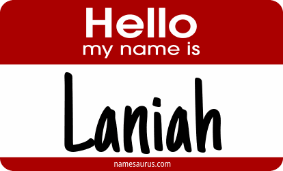 Hello my name is Laniah png download