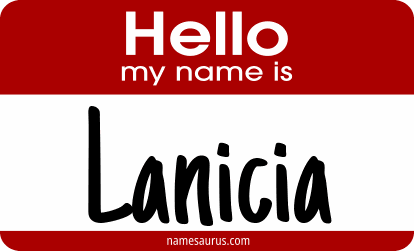 Hello my name is Lanicia png download