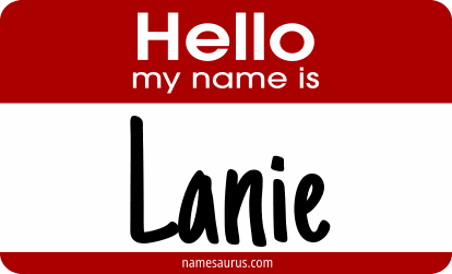 Hello my name is Lanie png download