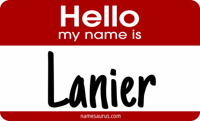 Hello my name is Lanier png download