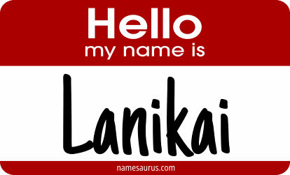 Hello my name is Lanikai png download