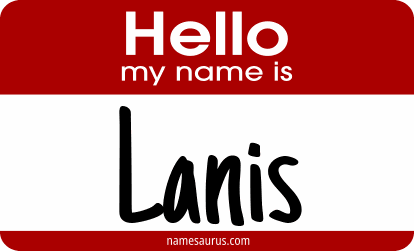 Hello my name is Lanis png download