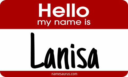 Hello my name is Lanisa png download