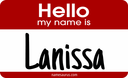 Hello my name is Lanissa png download