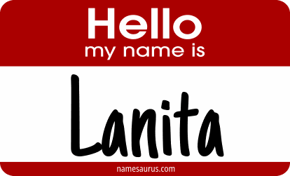 Hello my name is Lanita png download