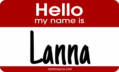 Hello my name is Lanna png download