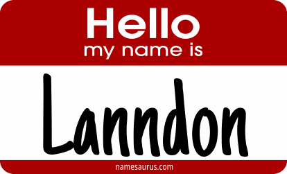 Hello my name is Lanndon png download