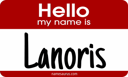 Hello my name is Lanoris png download