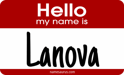 Hello my name is Lanova png download