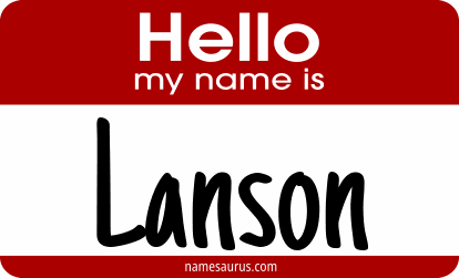 Hello my name is Lanson png download