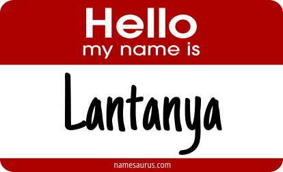 Hello my name is Lantanya png download