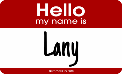 Hello my name is Lany png download