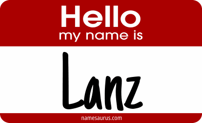 Hello my name is Lanz png download