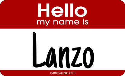 Hello my name is Lanzo png download